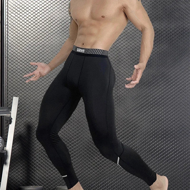 Men Sports Compression Tight Leggings