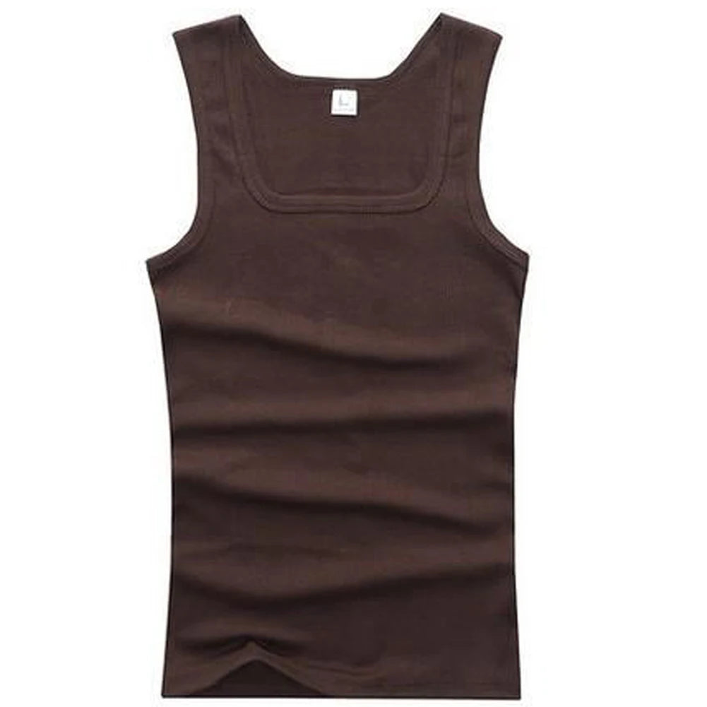 Men's Pure Cotton Tight Vest Tank Top