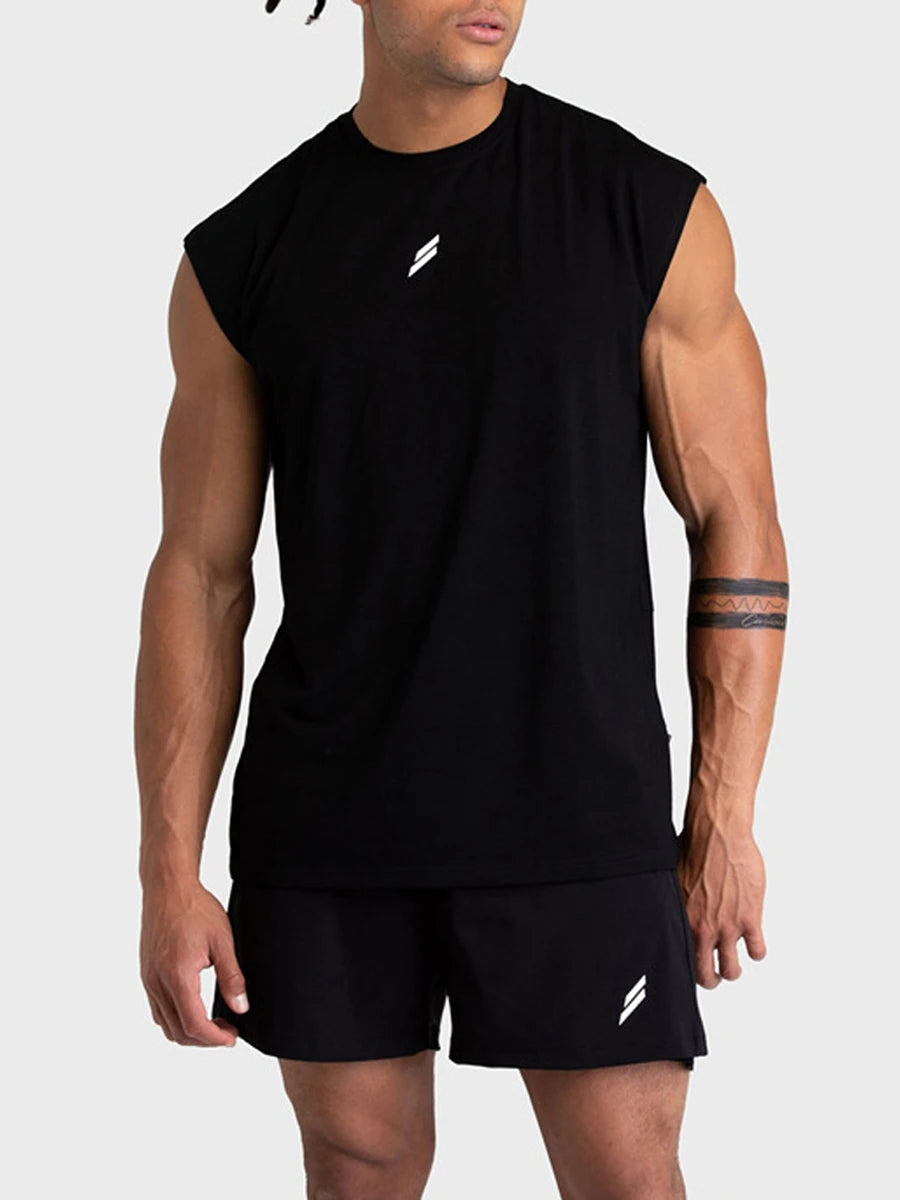 Men Printed Sleeveless Tank Tops