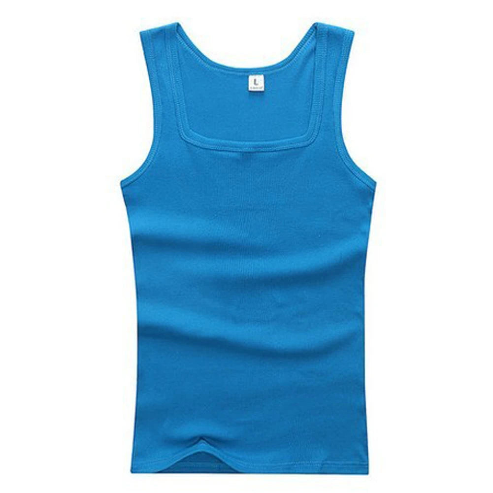 Men's Pure Cotton Tight Vest Tank Top