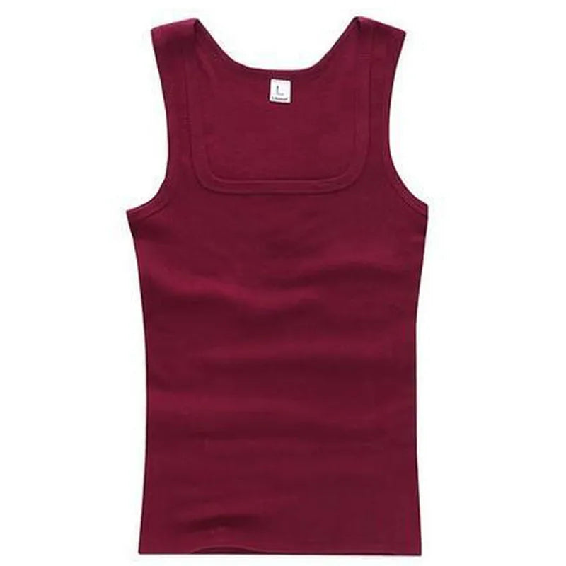 Men's Pure Cotton Tight Vest Tank Top