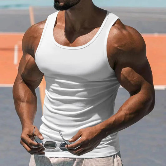 Men's Pure Cotton Tight Vest Tank Top