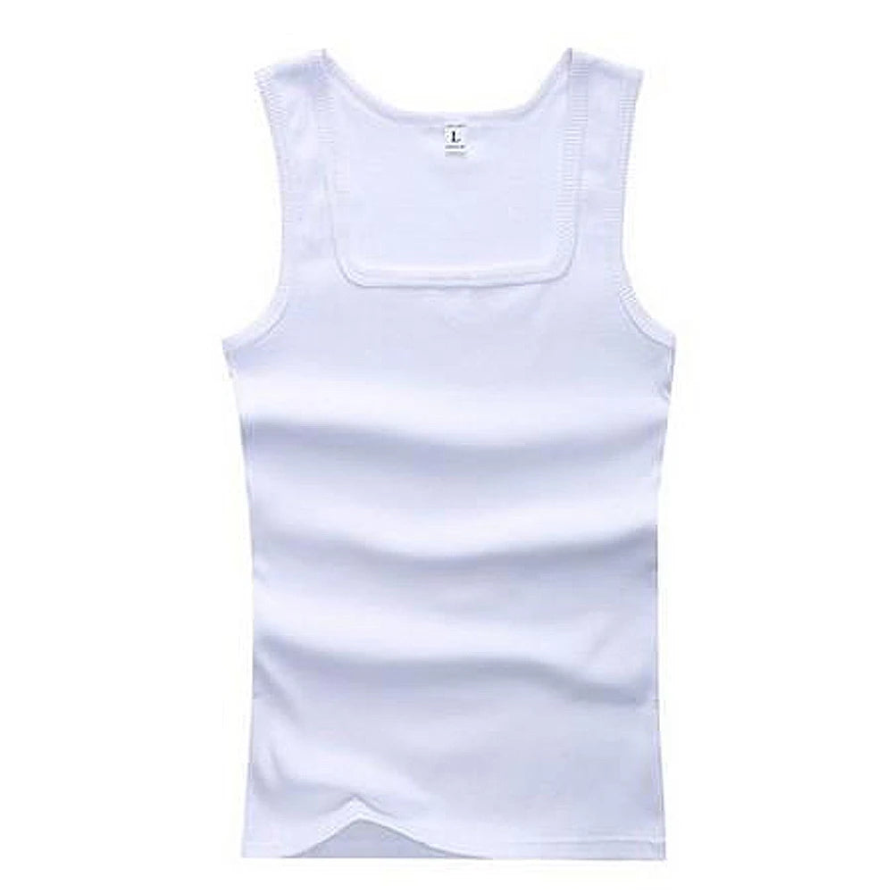 Men's Pure Cotton Tight Vest Tank Top