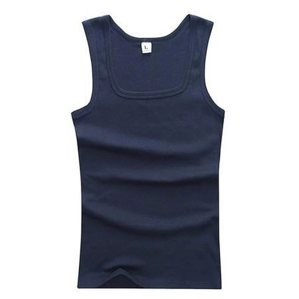 Men's Pure Cotton Tight Vest Tank Top