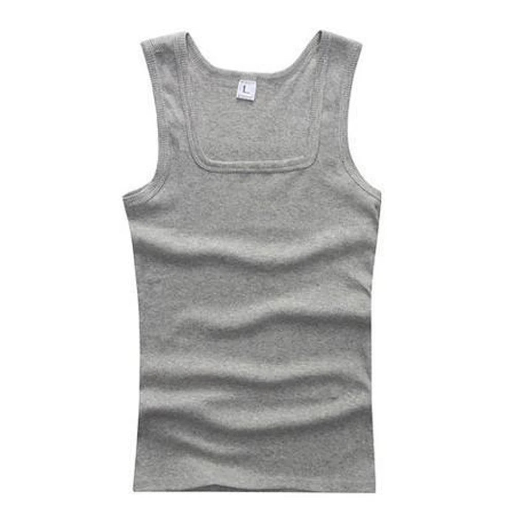 Men's Pure Cotton Tight Vest Tank Top