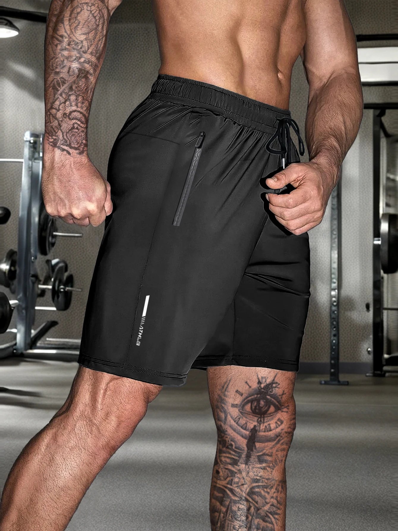 Men's Solid Color Shorts